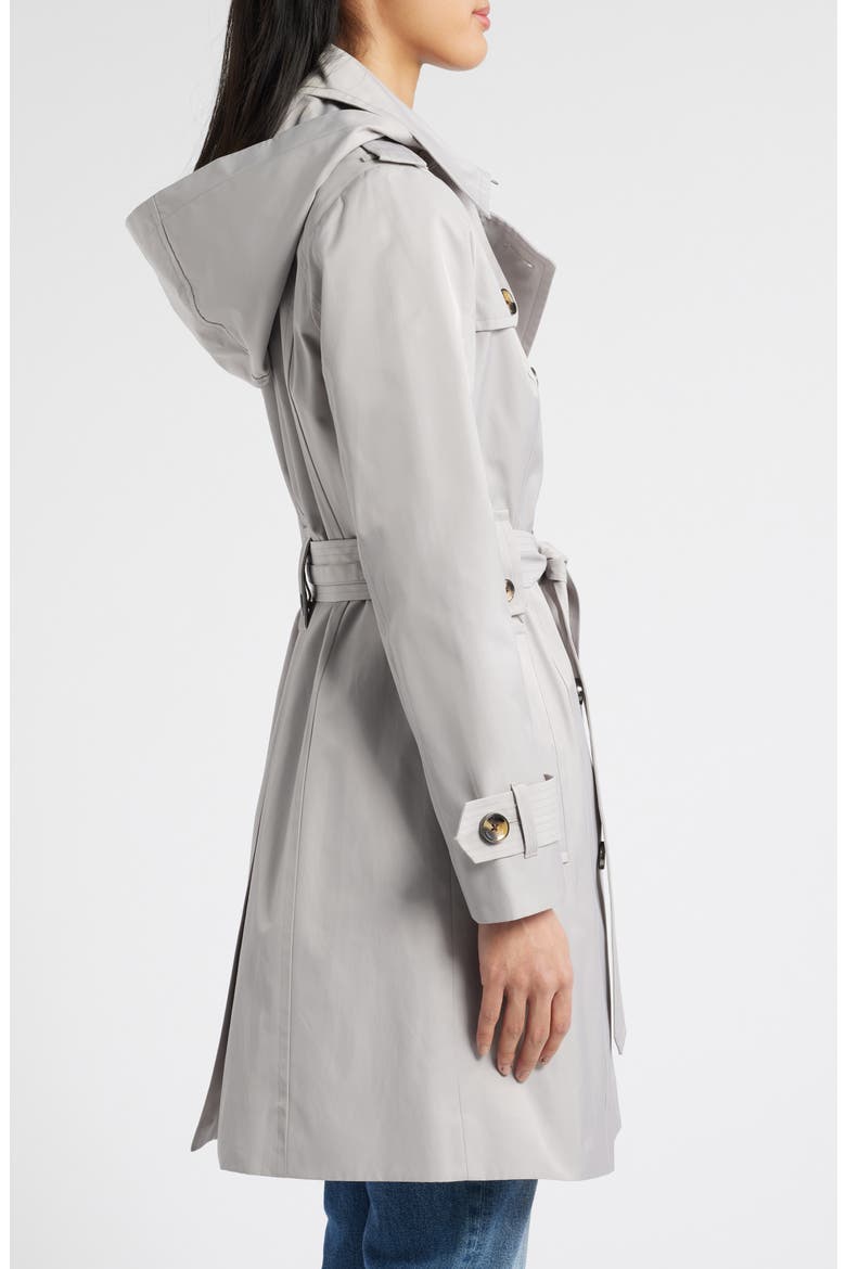 Missy Hooded Belted Trench Coat, Alternate, color, VOLCANIC ROCK