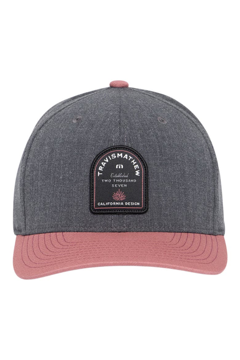 Upsell Baseball Cap, Main, color, HEATHER GREY PINSTRIPE