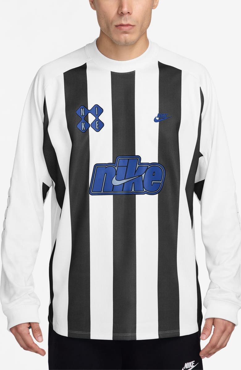 Nike Goalie Raglan Sleeve Top, Main, color, Black/ White