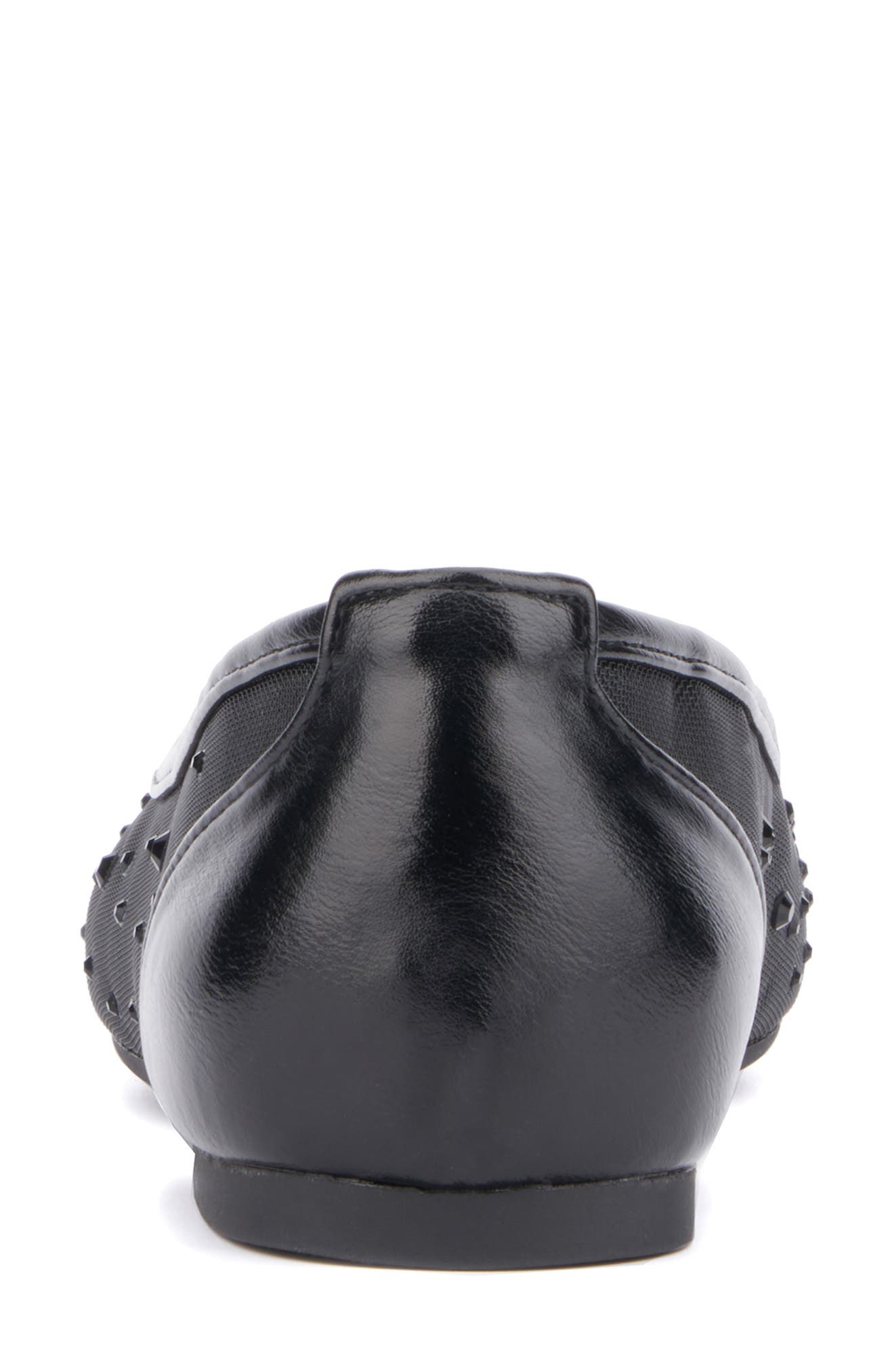 NEW YORK AND COMPANY Priya Mesh Flat, Alternate, color, Black