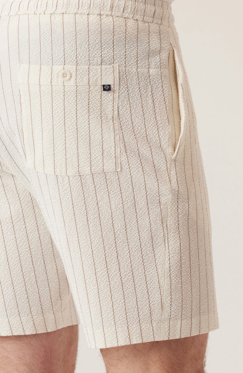 DEKE Infinity 360 Supernatural Seersucker Bermuda Shorts, Alternate, color, Natural/Khaki