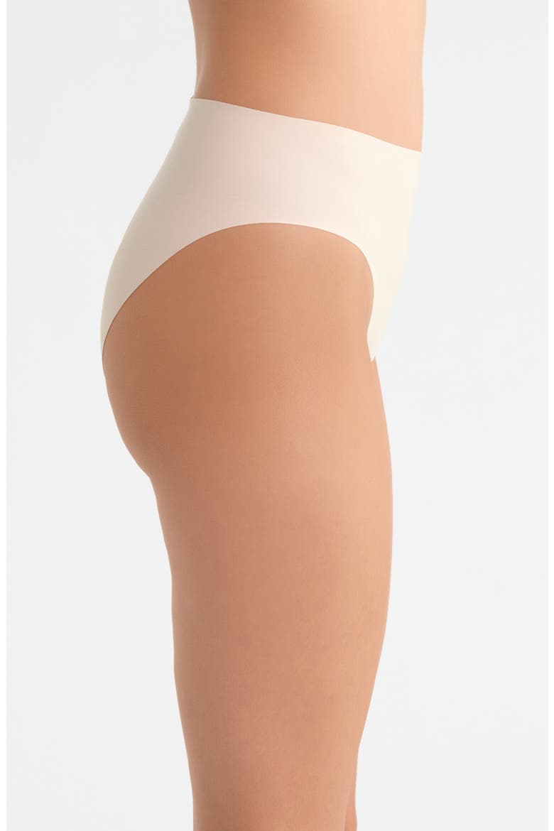 Invisible Edge Assorted 3-Pack High Cut Briefs, Alternate, color, BEIGE SMOKE