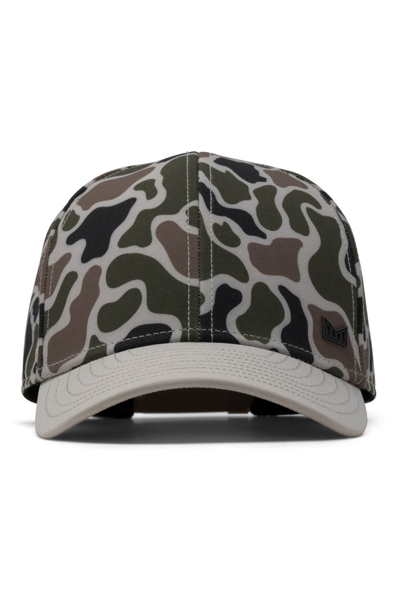 A-Game Icon Hydro Camo Performance Snapback Hat, Alternate, color, DUCK CAMO