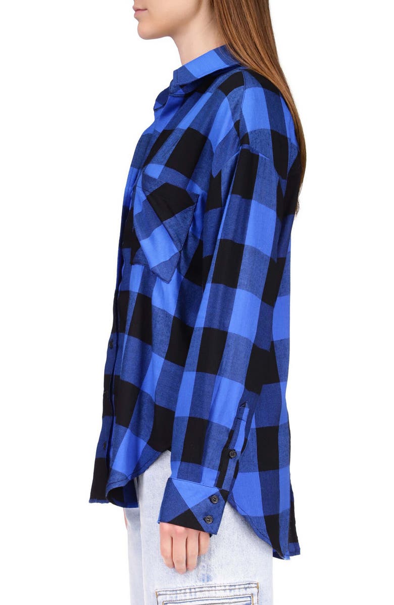 Sanctuary Slit Back Tunic Shirt, Alternate, color, 