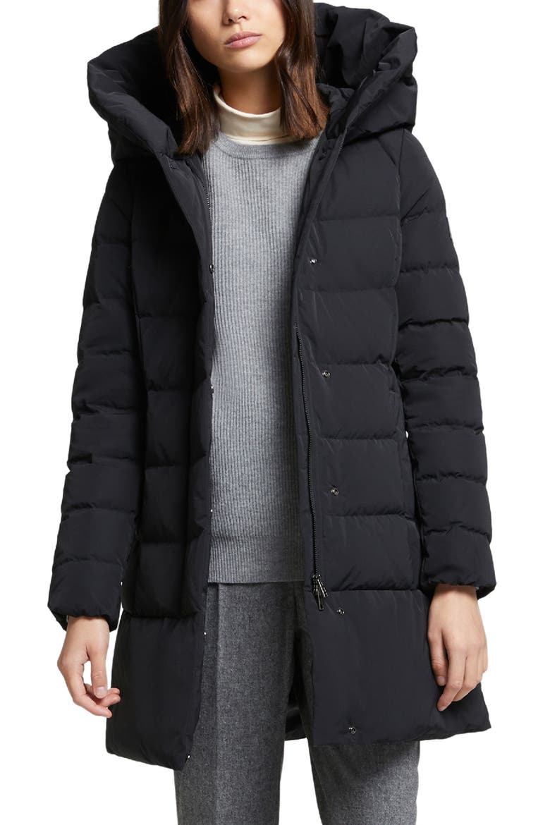 Puffy Prescott 800 Fill Power Down Coat, Main, color, BLACK