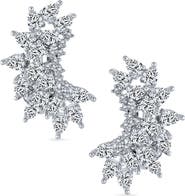 BLING JEWELRY CZ Cluster Clip-On Earrings