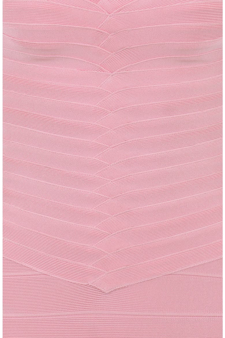 The Sweetheart Strapless Bandage Minidress, Alternate, color, PINK