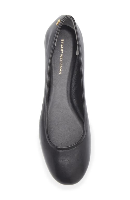 Stuart Weitzman Nadine Ballet Flat In Black