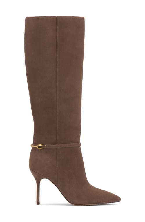 Vince Camuto Mirtha Pointed Toe Knee High Boot In Brown