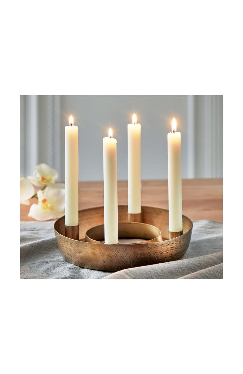 tag Classic Ivory Taper Candle Straight Paraffin Wax Single, Alternate, color, Beige