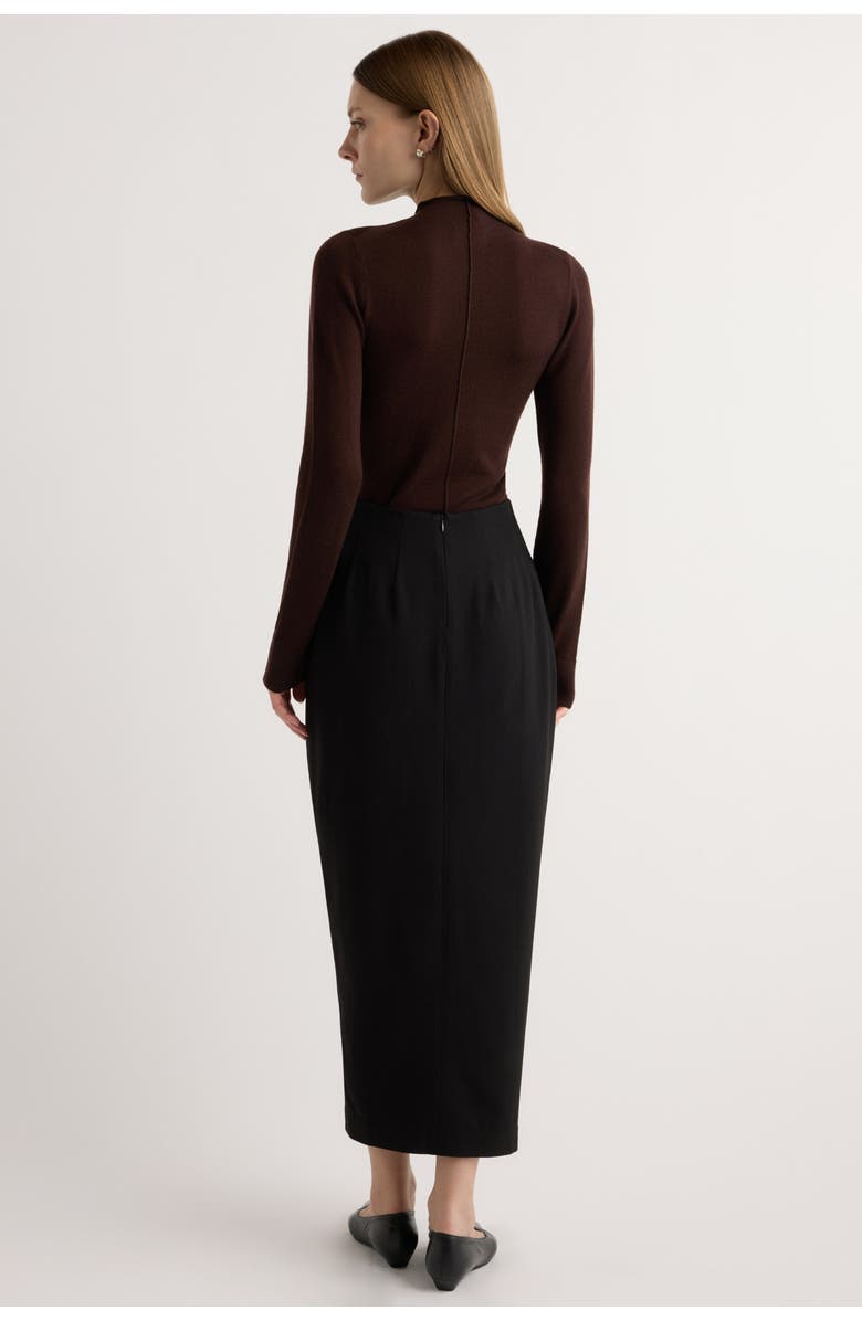 Modern Citizen Coye V-Waist Pencil Skirt, Alternate, color, Black