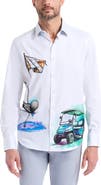 Robert Graham Genesis Golf Print Button-Up Shirt