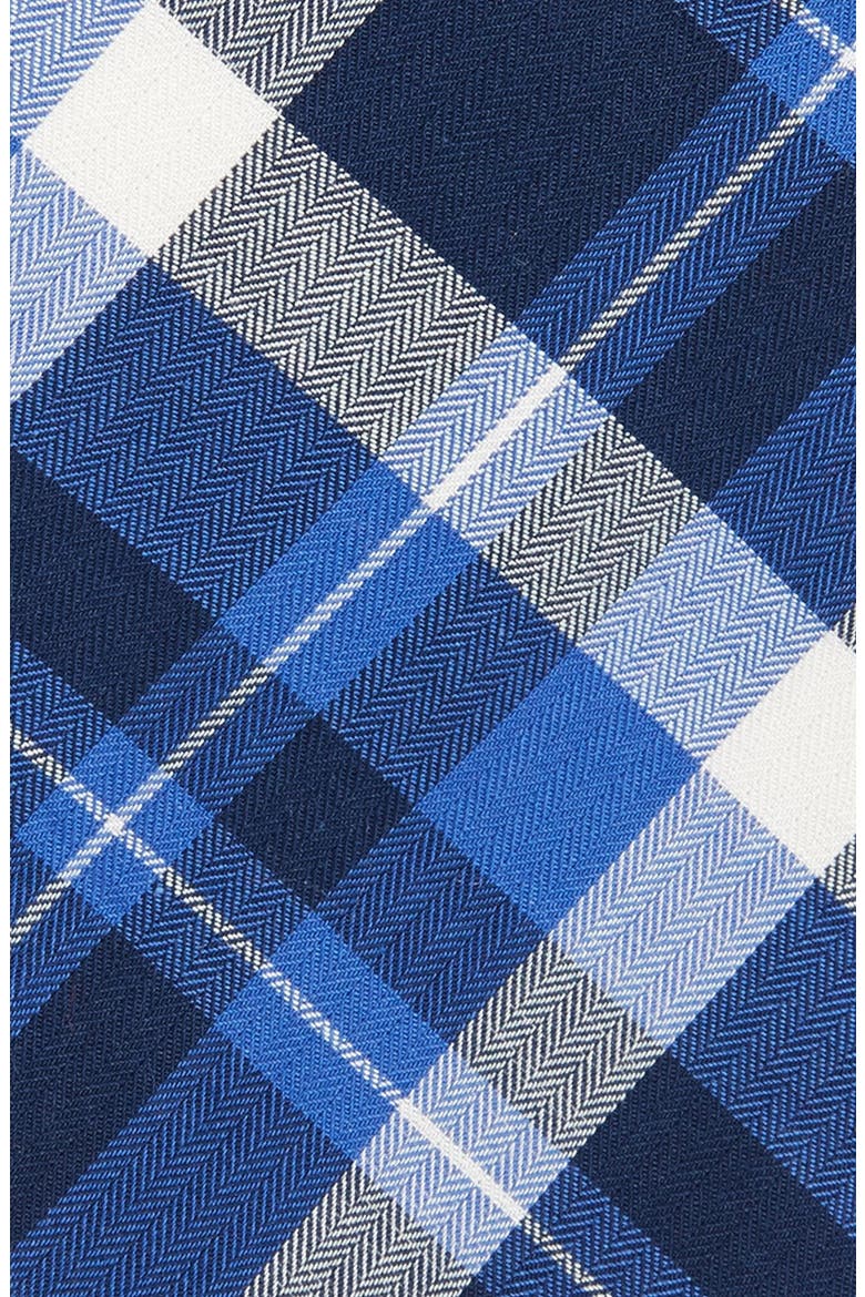 'Goode Plaid' Cotton Tie, Alternate, color, ROYAL