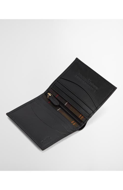 Barbour Brunton Leather Card Case & Key Fob Gift Set