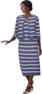 Jessica London Two Piece Sweater Dress Set