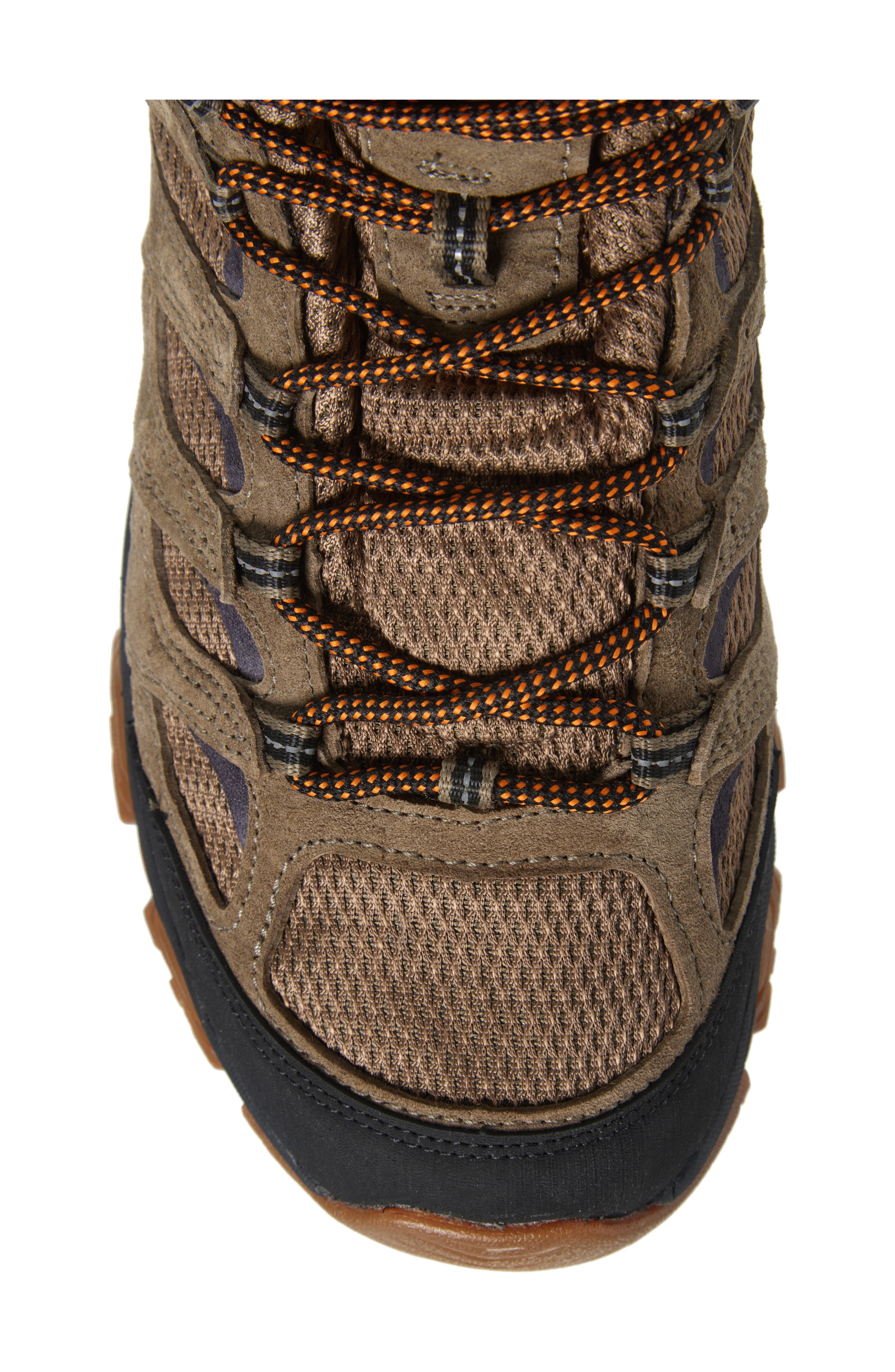 Merrell Moab 3 Mid Waterproof Hiking Shoe, Alternate, color, Olive/ Gum