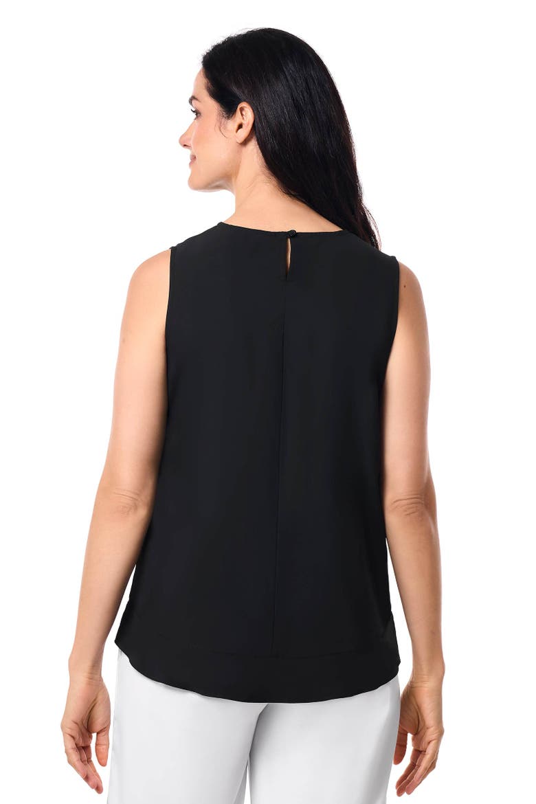 Women's Long Sleeve Top Tank - UPF 50+ Sun Protection - St. Tropez, Alternate, color, Black