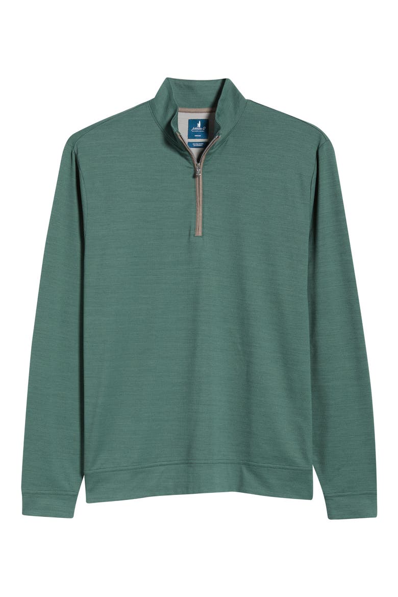 Quarter Zip Pullover, Alternate, color, EVERGREEN
