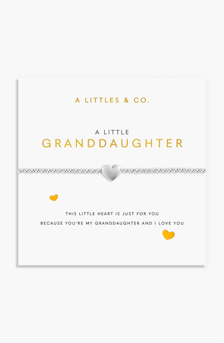 A Littles & Co A Little 'Granddaughter' Bracelet, Alternate, color, Metallic Silver