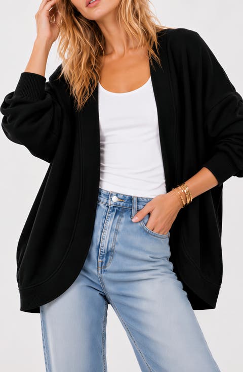 Contrast Piped Cardigan