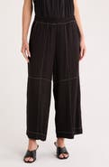 Adrianna Papell Crinkle Top Stitch Pants