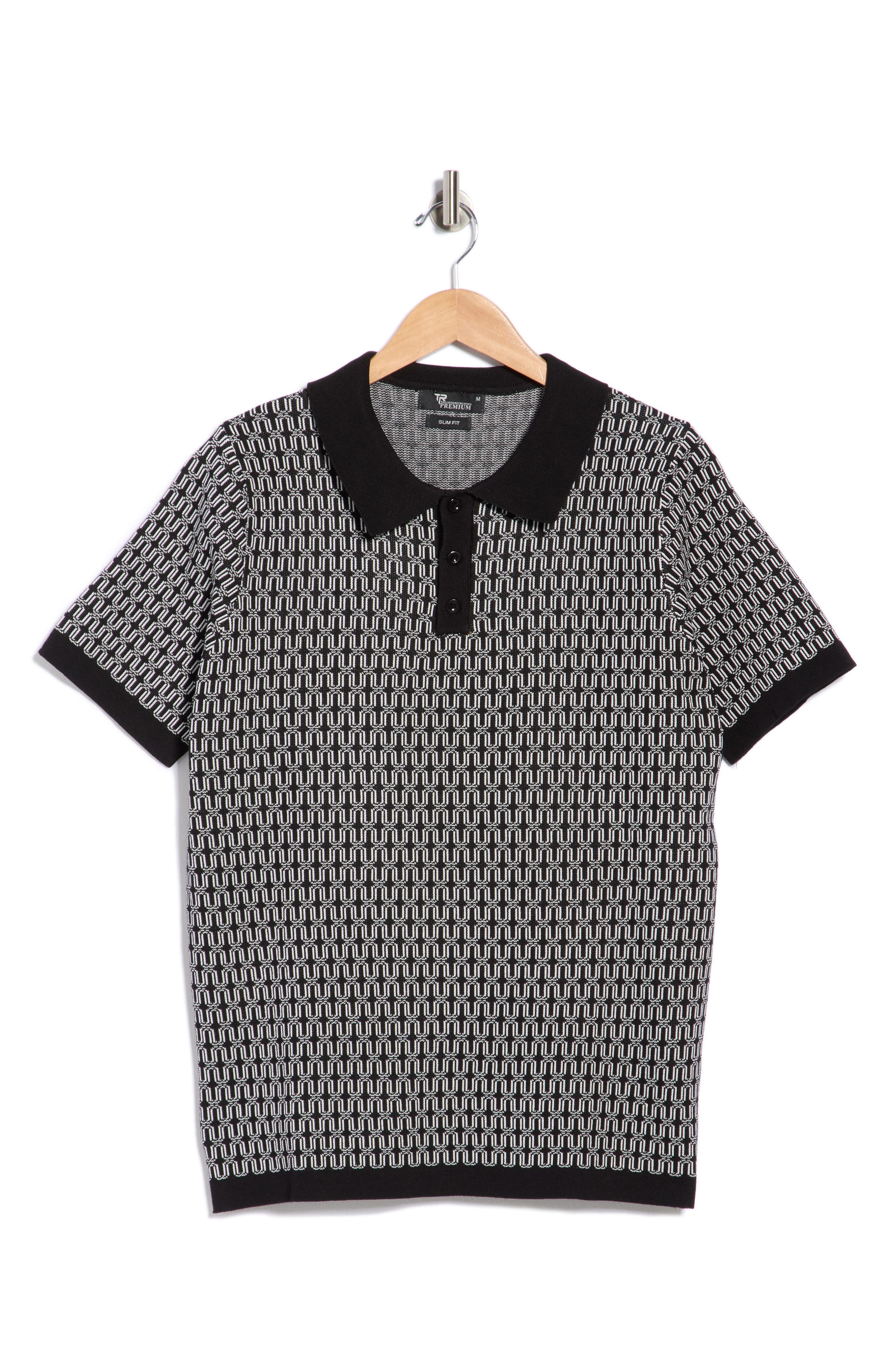 T.R. PREMIUM Slim Fit Polo Sweater