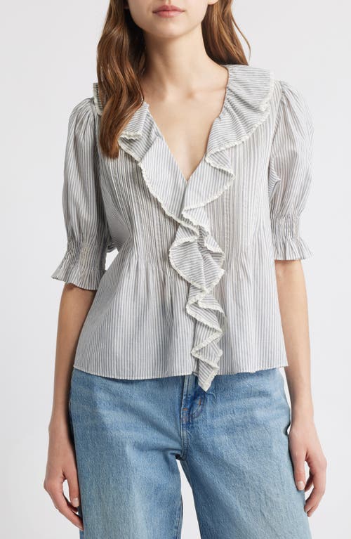 Doen Henri Shirt In Adelaide Stripe
