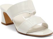 FERRAGAMO Tot 55 Patent Leather Slide Sandal