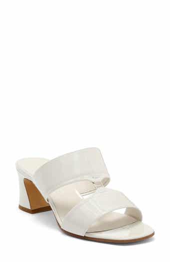 FERRAGAMO Tot 55 Patent Leather Slide Sandal