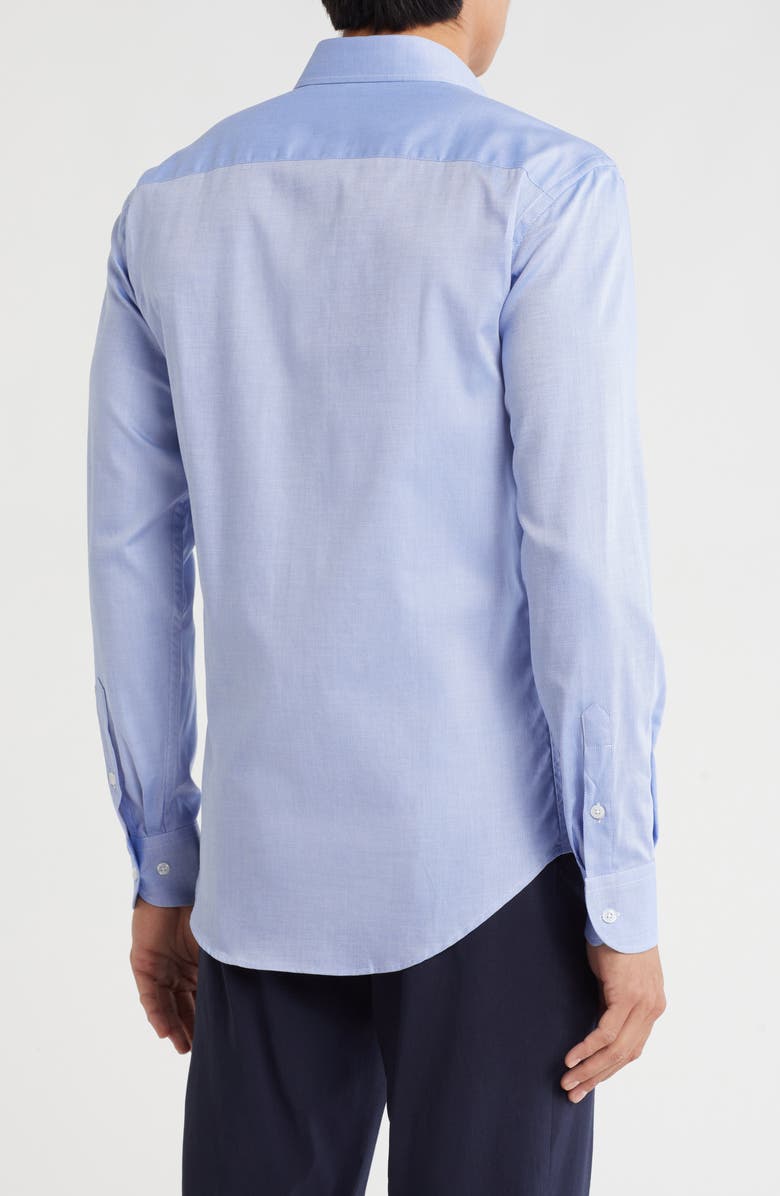 Armani Collezioni Cotton Stretch Dress Shirt, Alternate, color, Sky Blue