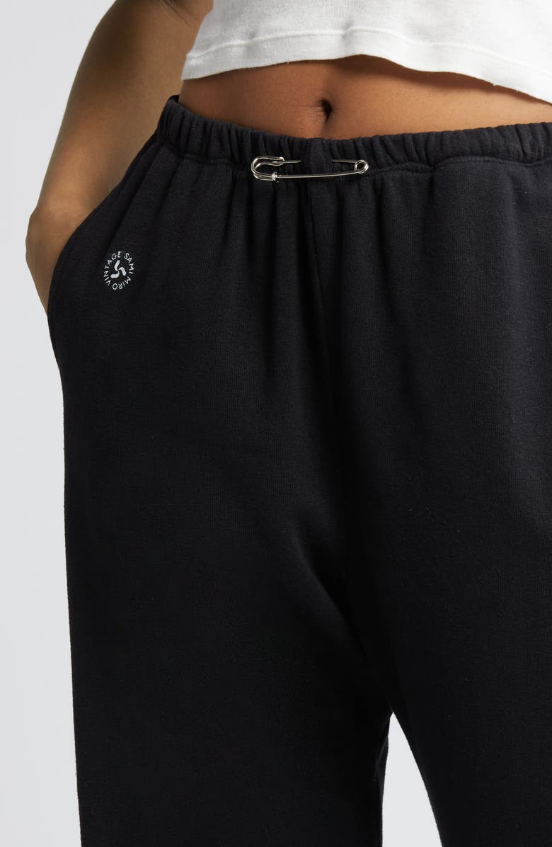 SAMI MIRO VINTAGE Gender Inclusive Safety Pin Hemp & Organic Cotton French Terry Sweatpants, Alternate, color, 
