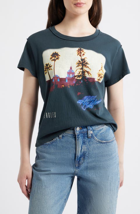 Eagles Hotel California Reversible Graphic T-shirt