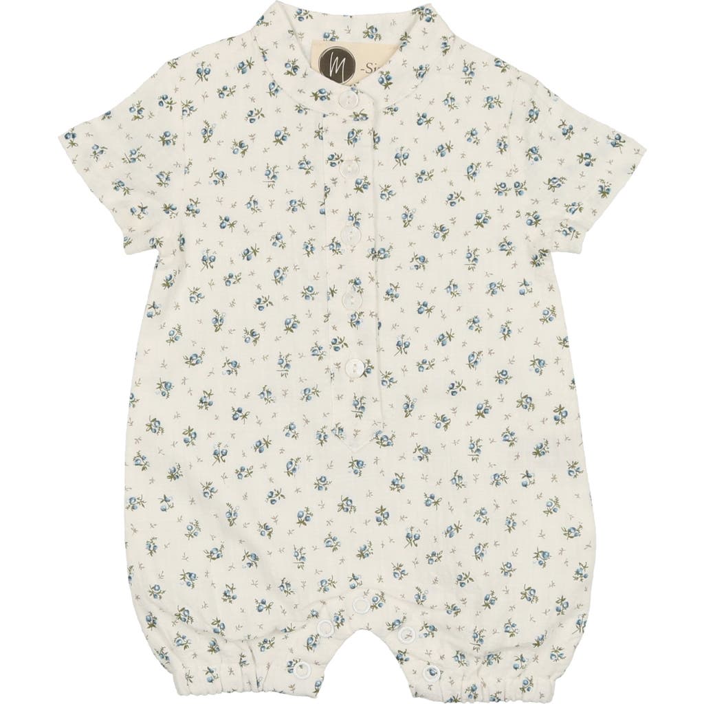 Manière Rosebud Print Cotton Romper in Blue  product