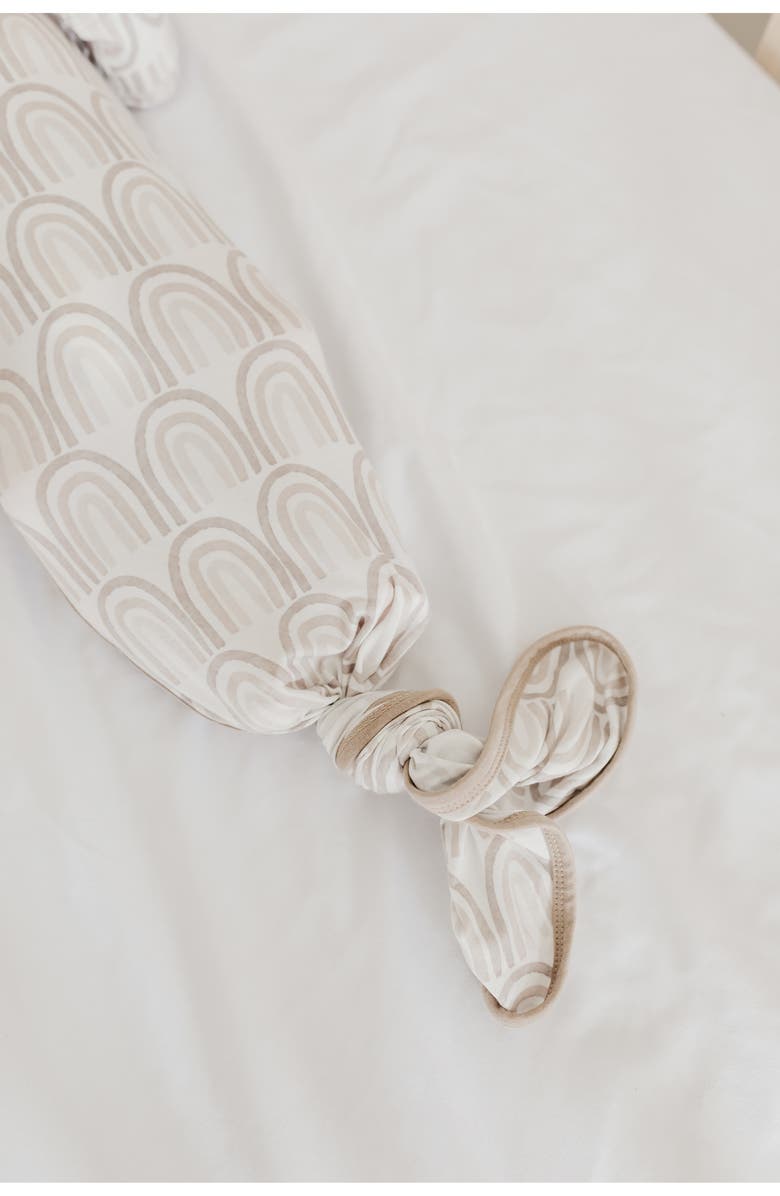 Copper Pearl Zella Newborn Knotted Gown, Alternate, color, Bliss