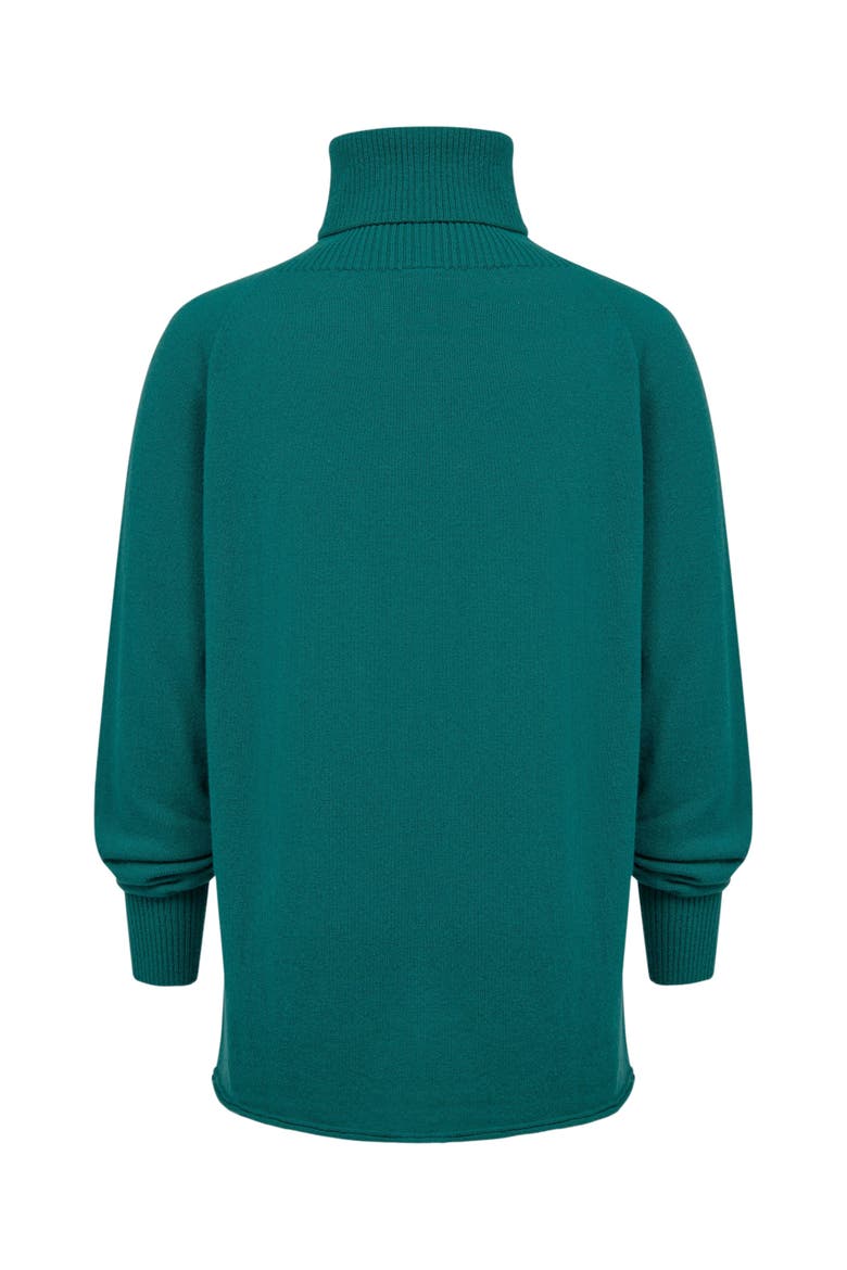 Geelong Wool Slouch Turtleneck Sweater, Alternate, color, SEA GREEN