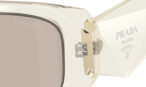 PRADA PRADA 49MM SMALL RECTANGULAR SUNGLASSES