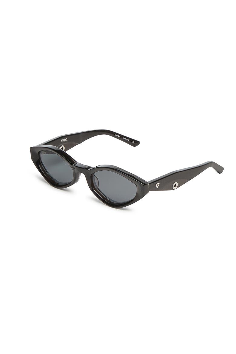 Siren Sunglasses, Alternate, color, Black Onyx Silver