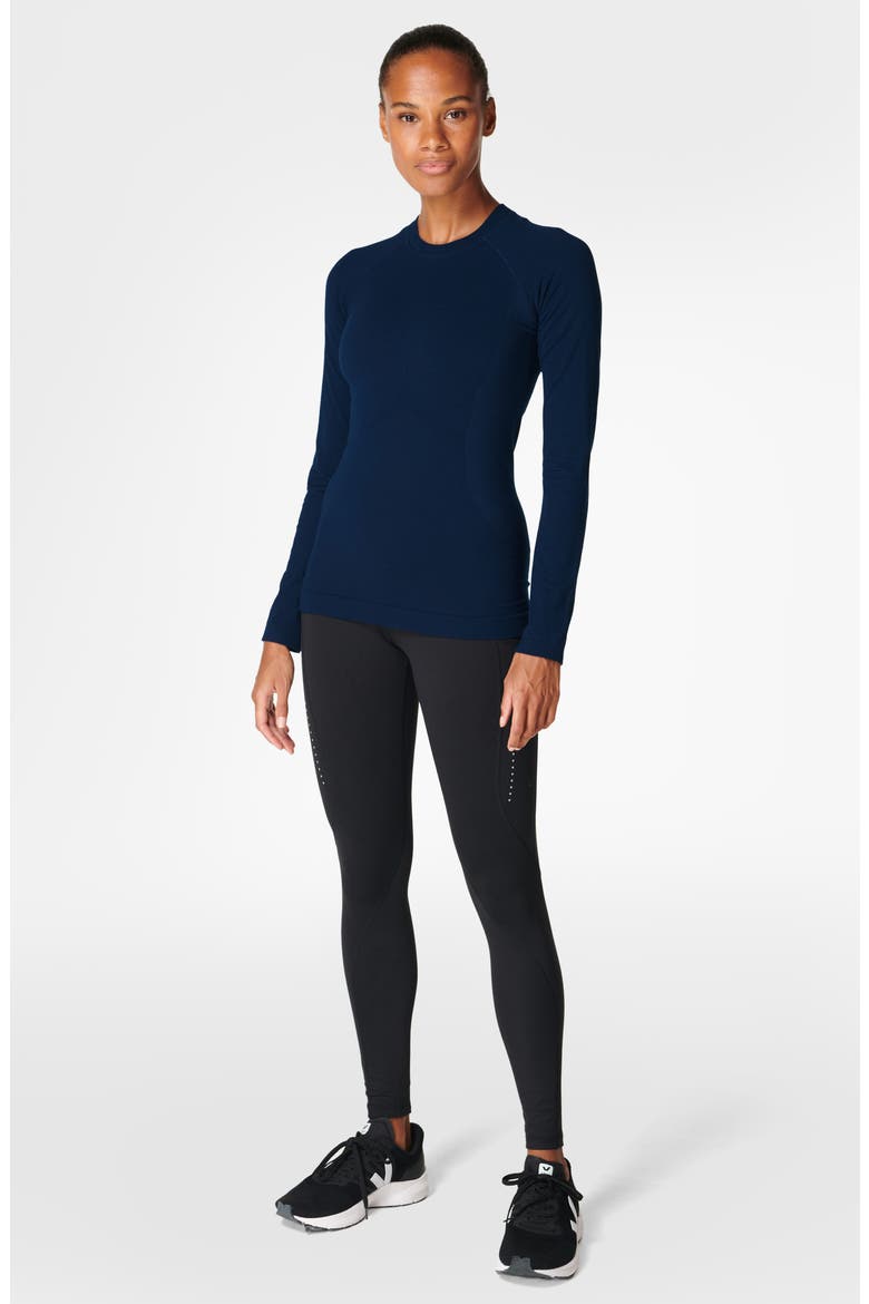 Therma Workout Leggings, Alternate, color, BLACK