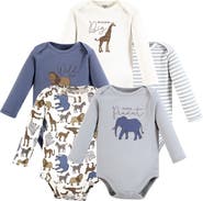 Touched by Nature 5Pk Long Sleeve Organic Bodysuits