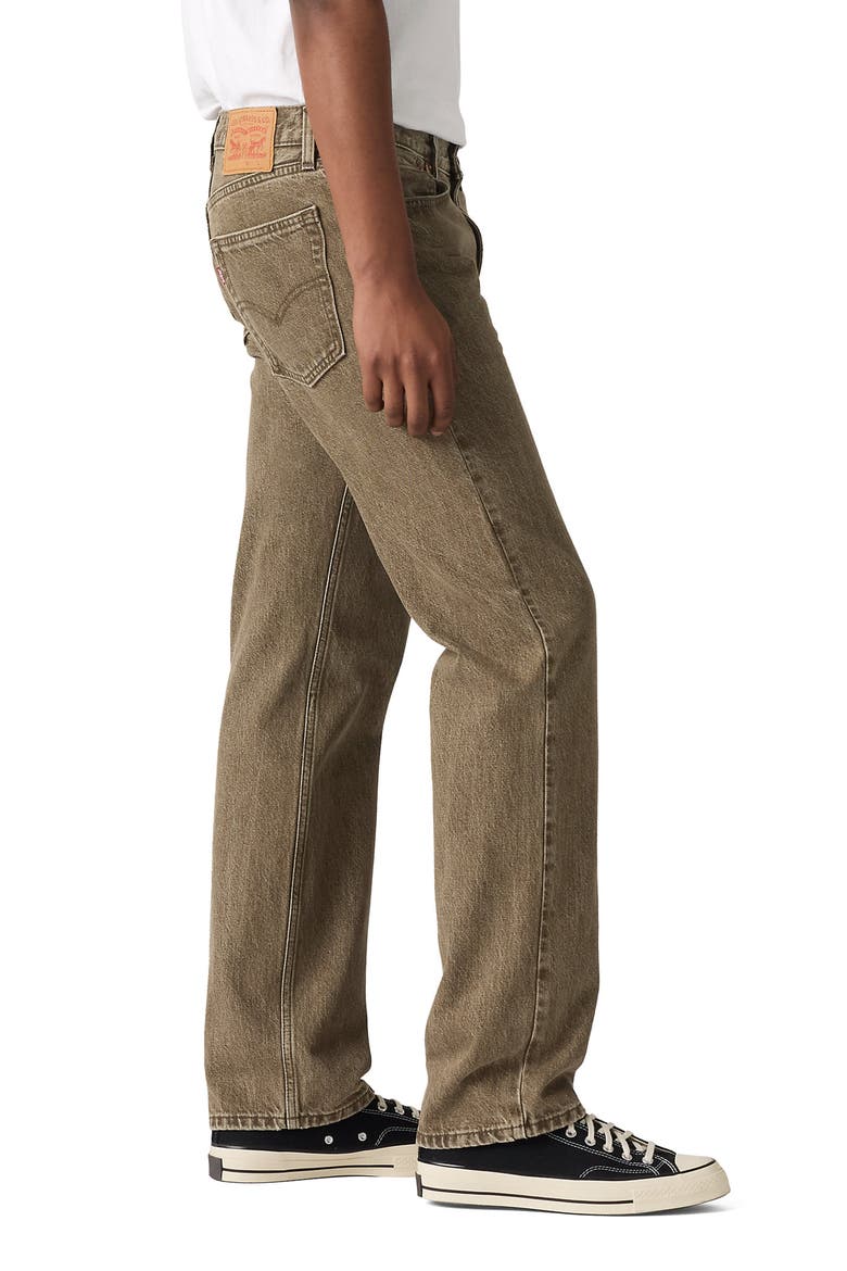 555™ Relaxed Straight Leg Jeans, Alternate, color, BEECH TREE