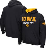 COLOSSEUM Men's Colosseum Black Iowa Hawkeyes Sunrise Pullover Hoodie