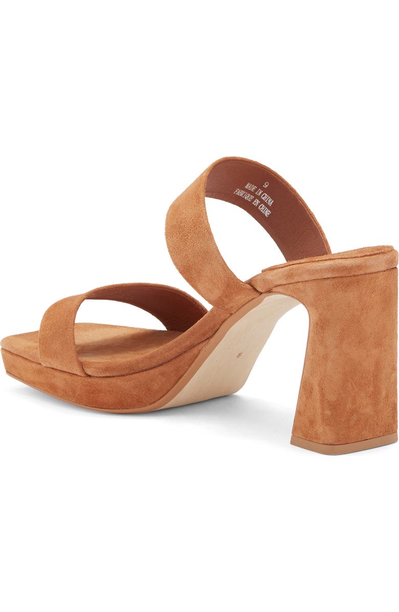 Jeffrey Campbell Danity Platform Slide Sandal, Alternate, color, Tan Suede