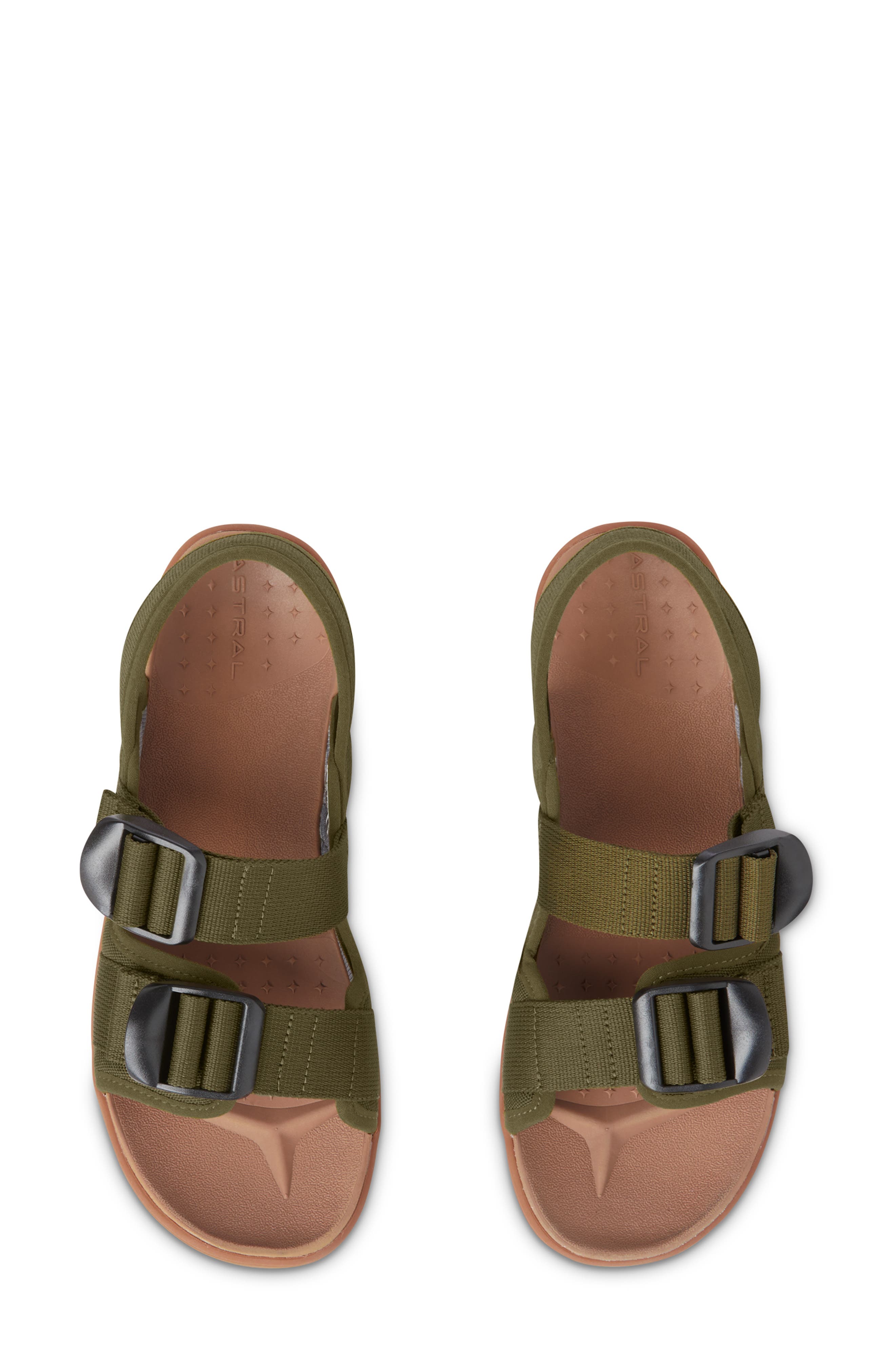 Webber Water Friendly Sandal, Alternate, color, OLIVE GREEN
