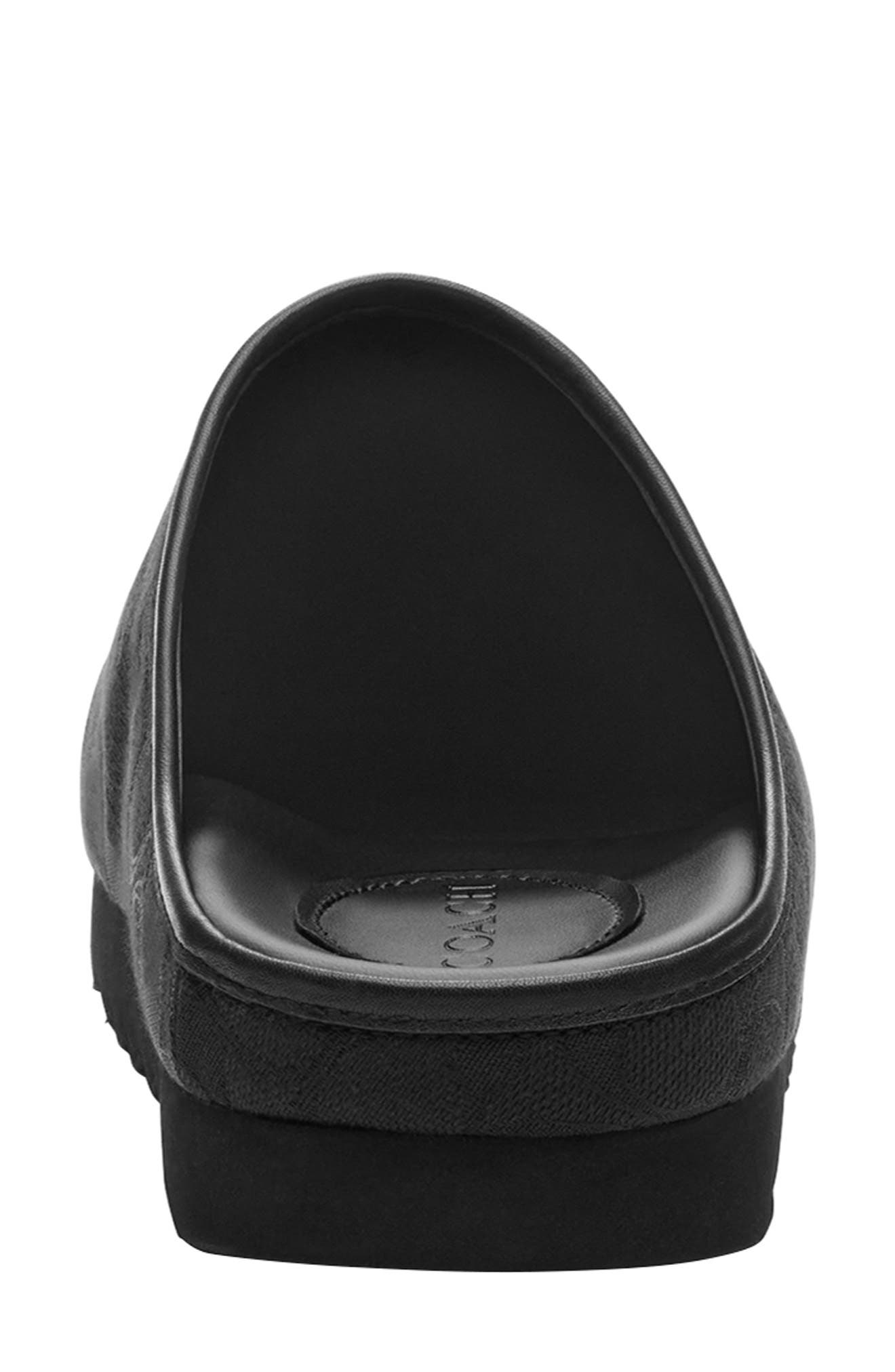 Hadley Signature Jacquard Slipper, Alternate, color, BLACK/BLACK