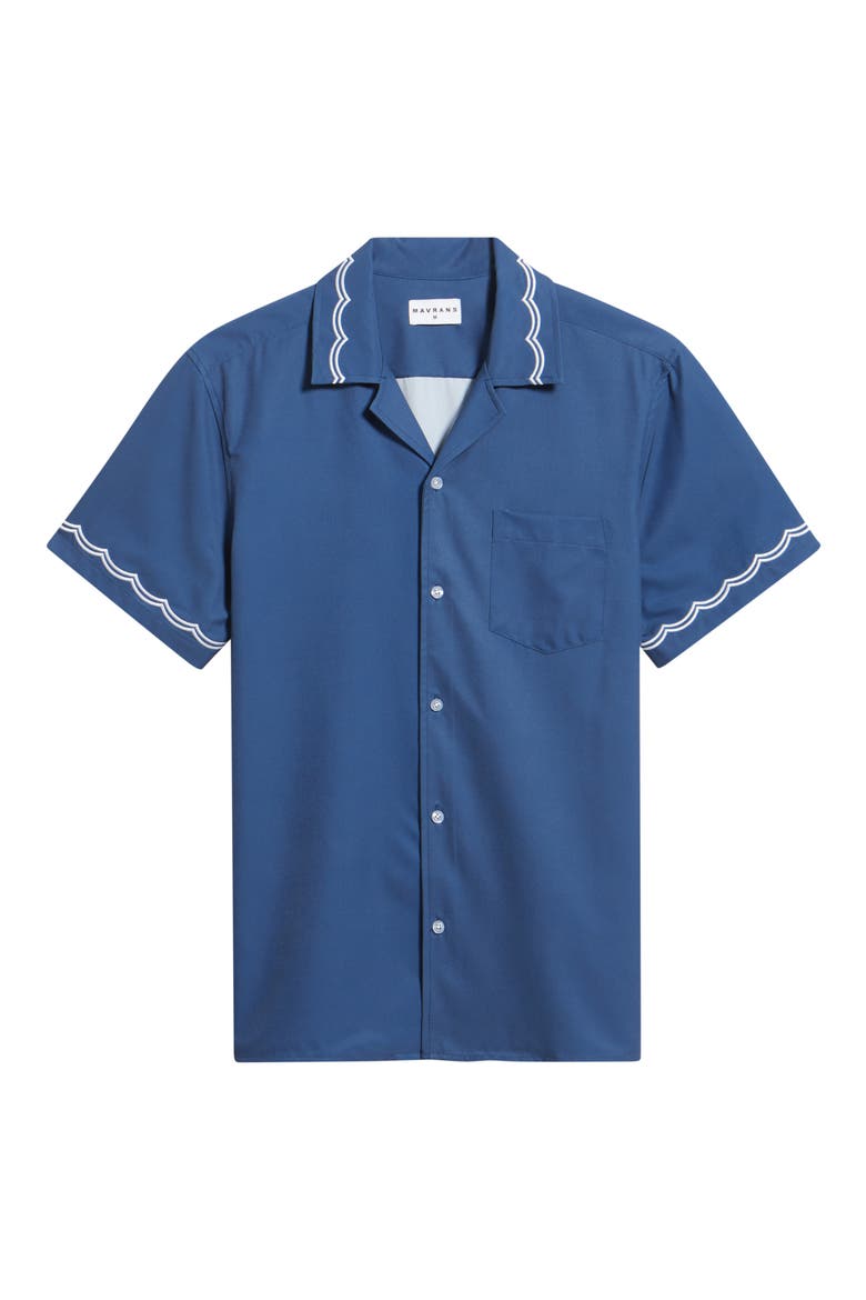Blue Waves Performance Camp Shirt, Alternate, color, BLUE