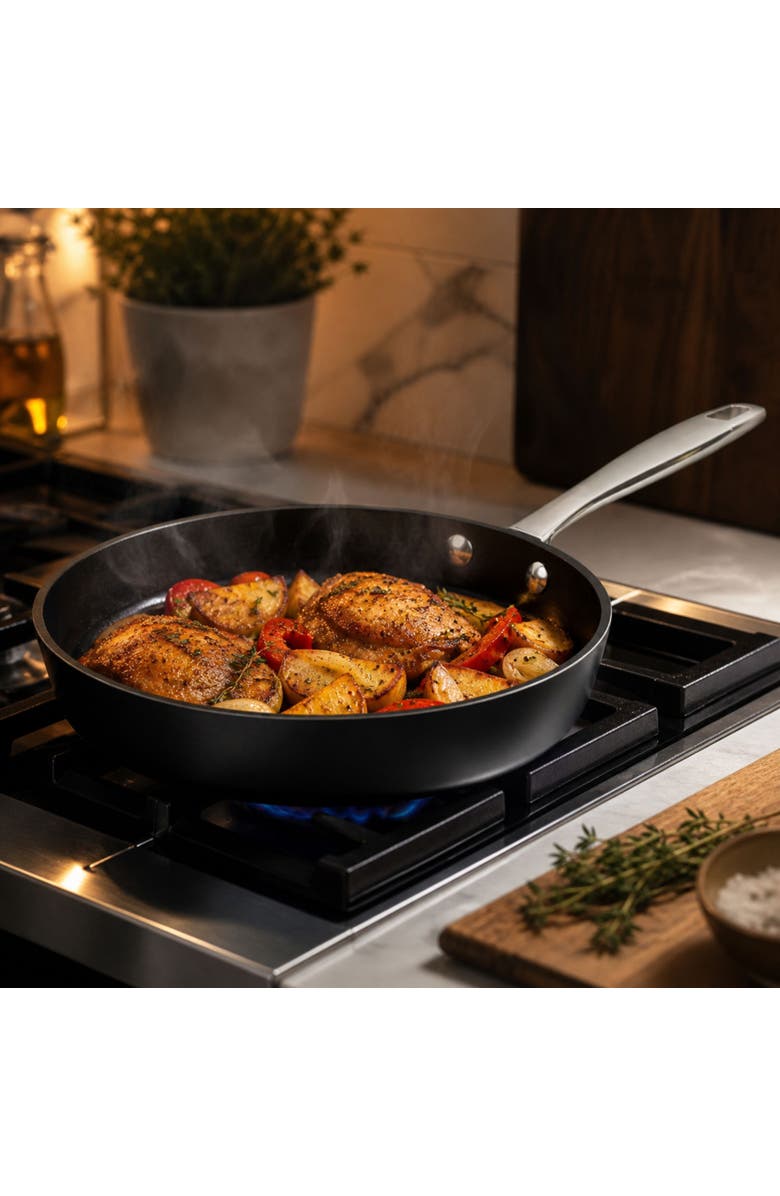 Alva Maestro 2-Piece Ceramic Nonstick Frying Pan Set, Alternate, color, Black