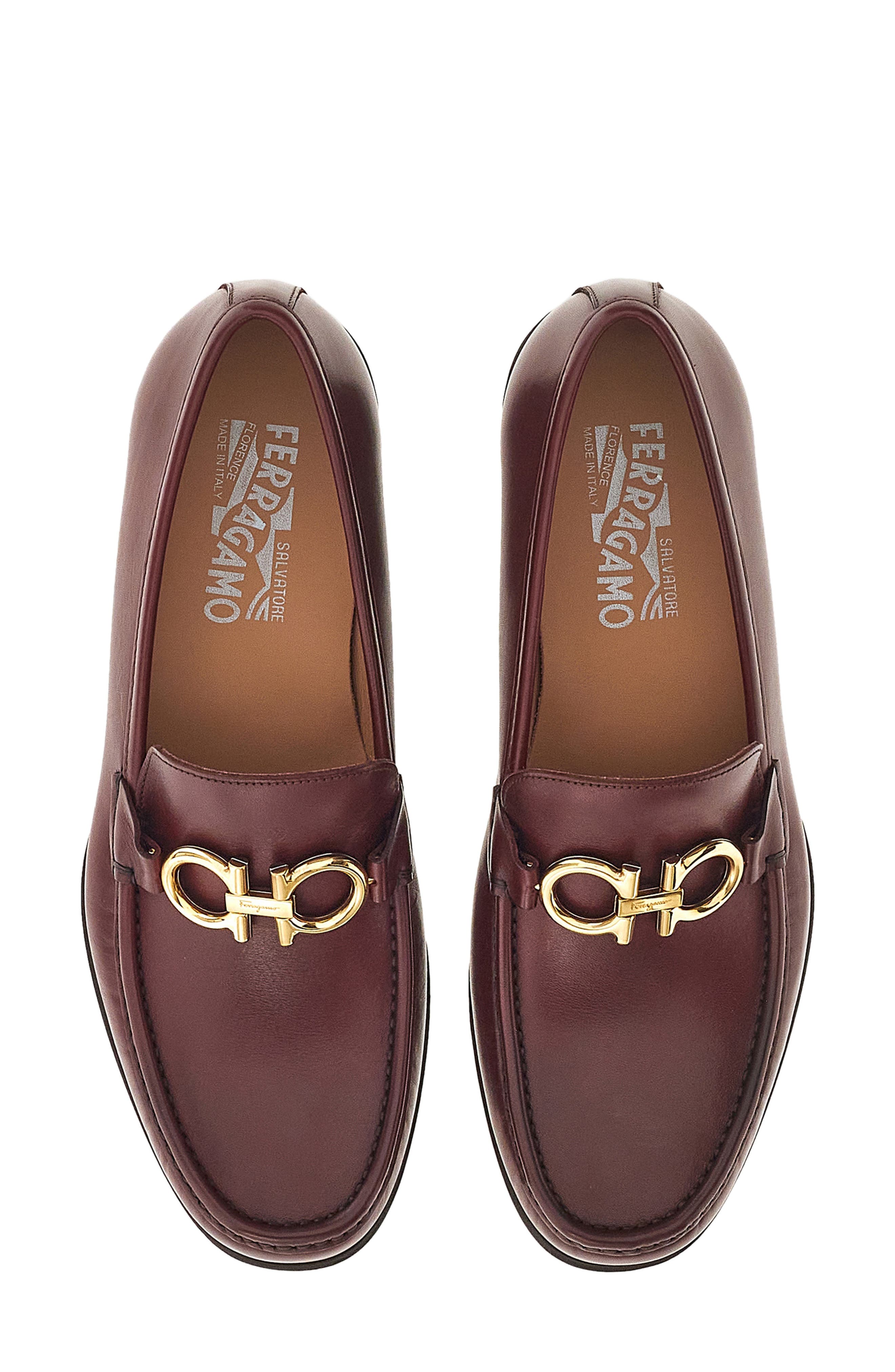 FERRAGAMO Rolo Double Gancio Loafer, Alternate, color, 