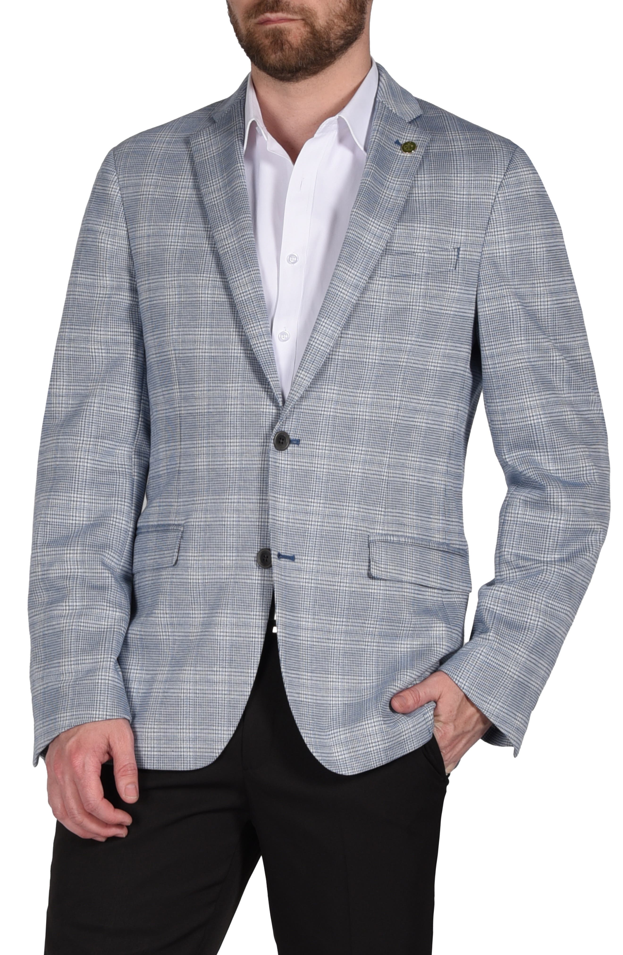 CRICKETEER Plaid Knit Sport Coat