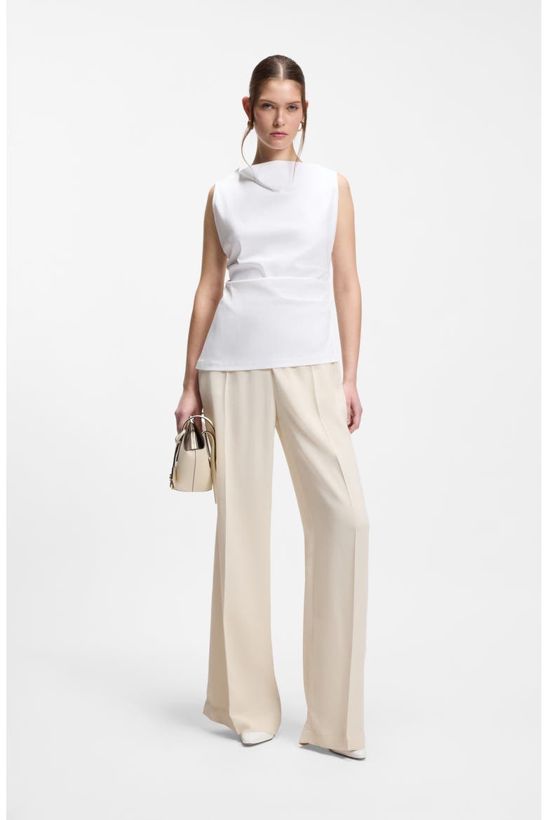 Emiaka Sleeveless Cowl Neck Top, Alternate, color, BRIGHT WHITE