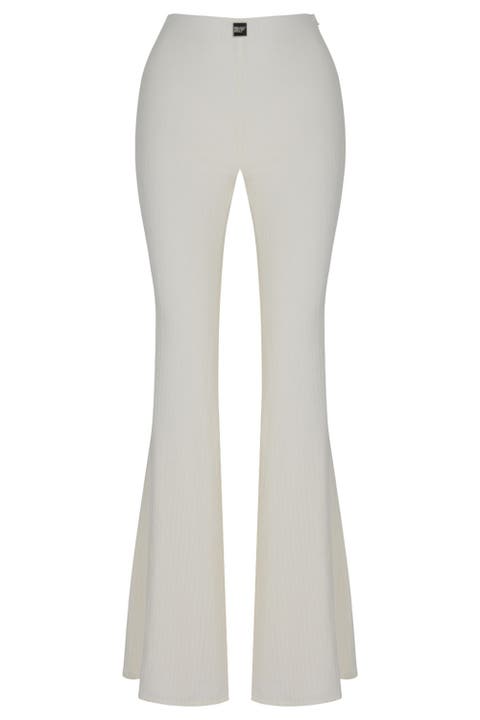 Ivory stretch pants hotsell